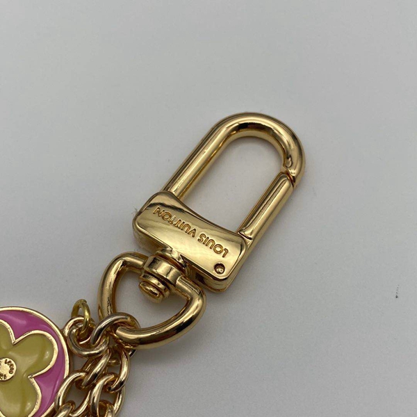 ブランドキーホルダー角部分ディテール